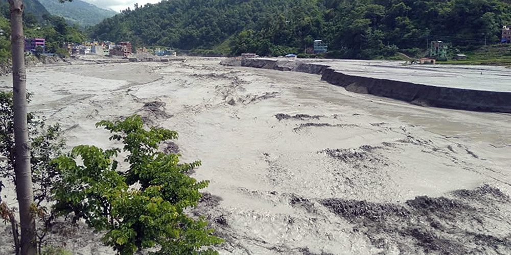 मेलम्चीमा पुनः बाढी, सुरक्षित रहन आग्रह